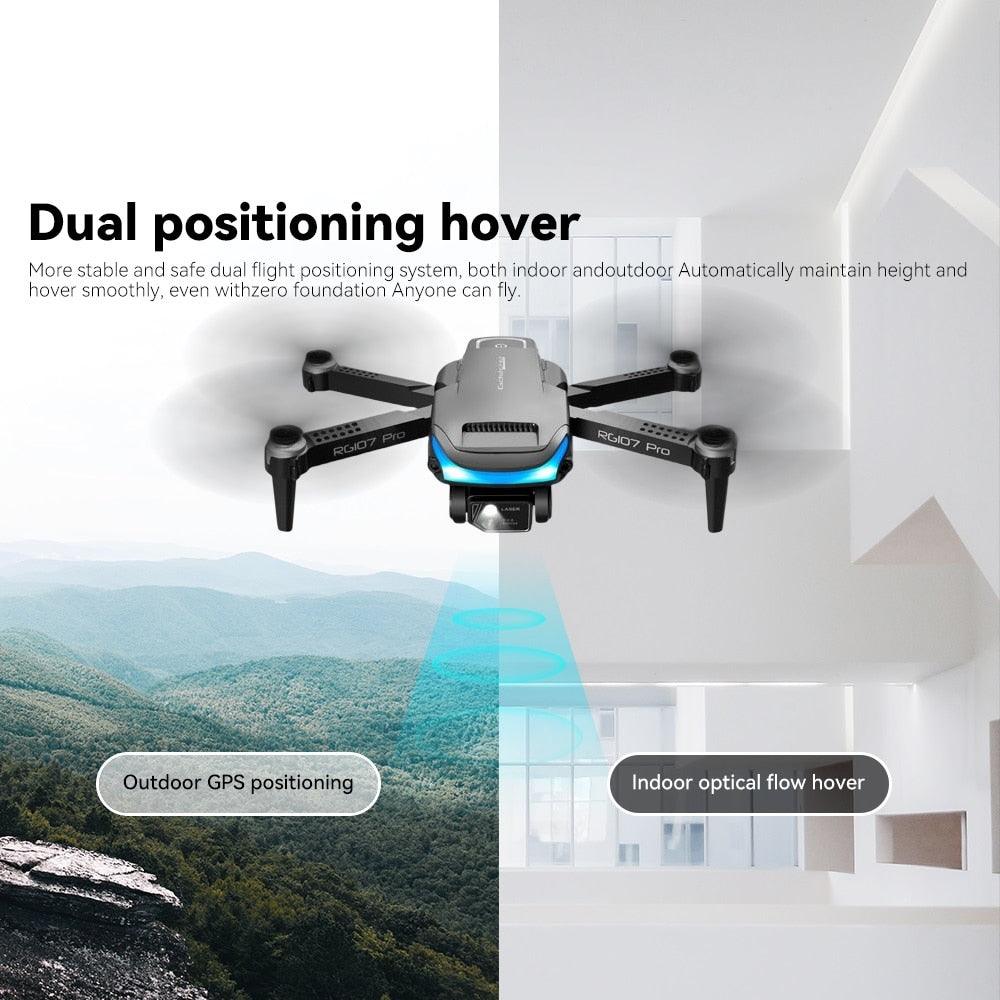 2023 New RG107 Pro Drone - ESC 4K Three-sided Obstacle avoidance Professional Dual HD Camera FPV Aerial Photography Foldable Quadcopter - RCDrone