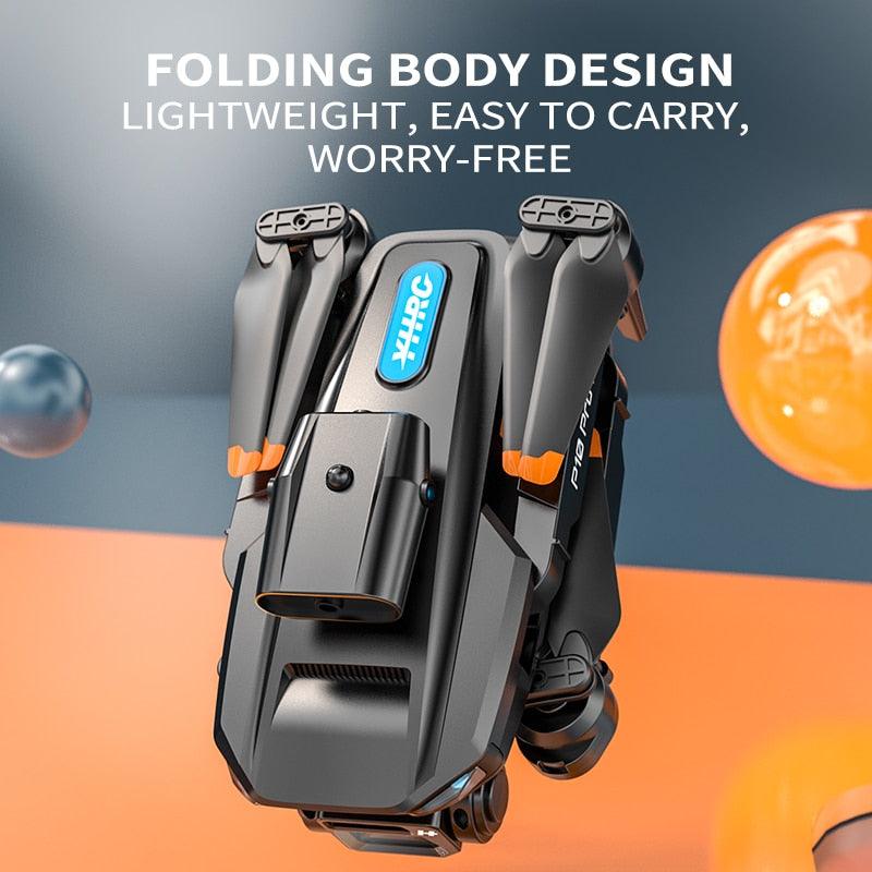 KBDFA P10 Drone - 8K With ESC HD Dual Camera 5G Wifi FPV 360 Full Obstacle Avoidance Optical Flow Hover Foldable Quadcopter Toys - RCDrone