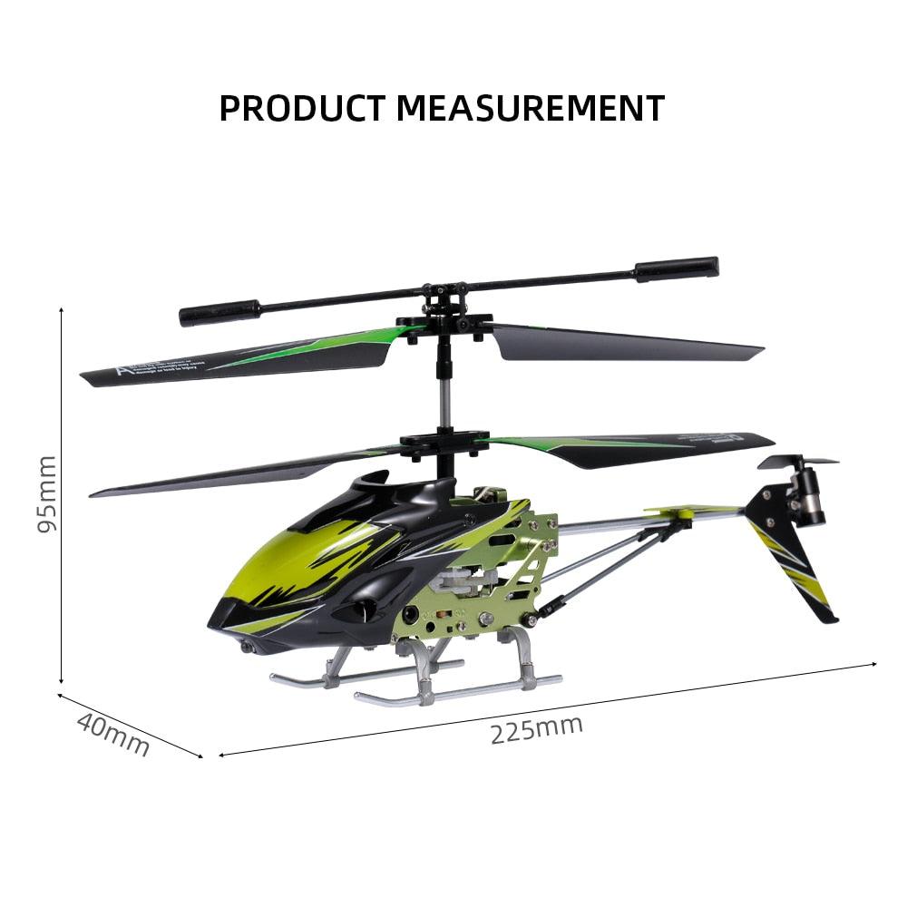 Wltoys XK S929-A RC Helicopter - 2.4G 3.5CH with Led Light RC Helicopter Indoor Toys for Beginner Kids Children Blue Red Green - RCDrone