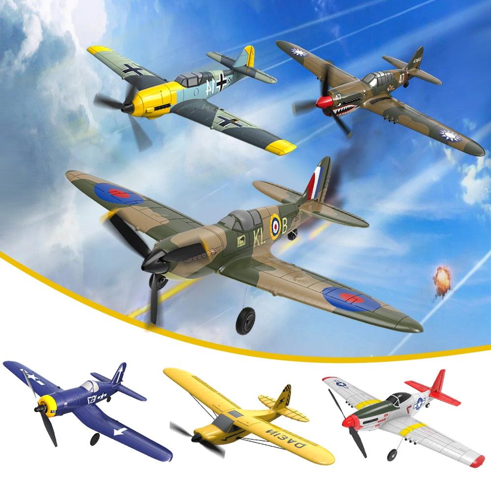 Mustang P51D 4CH Fighter 400mm RC Airplane 6-Axis Gyro Aerobatic