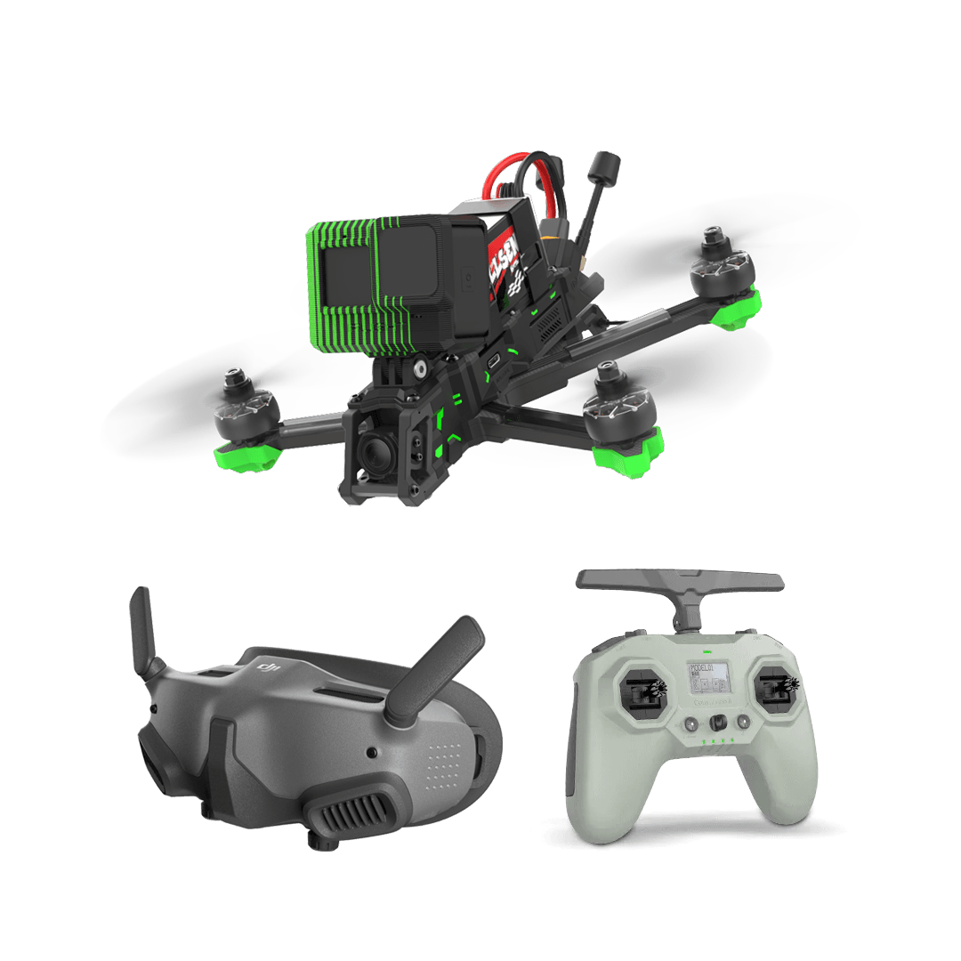 iFlight Nazgul Evoque F5 V2 FPV Drone - HD F5D F5X 6S FPV RTF with DJI O3 Air Uint / GPS + DJI Goggles 2 + Commando 8 Radio Transmitter-ELRS - RCDrone