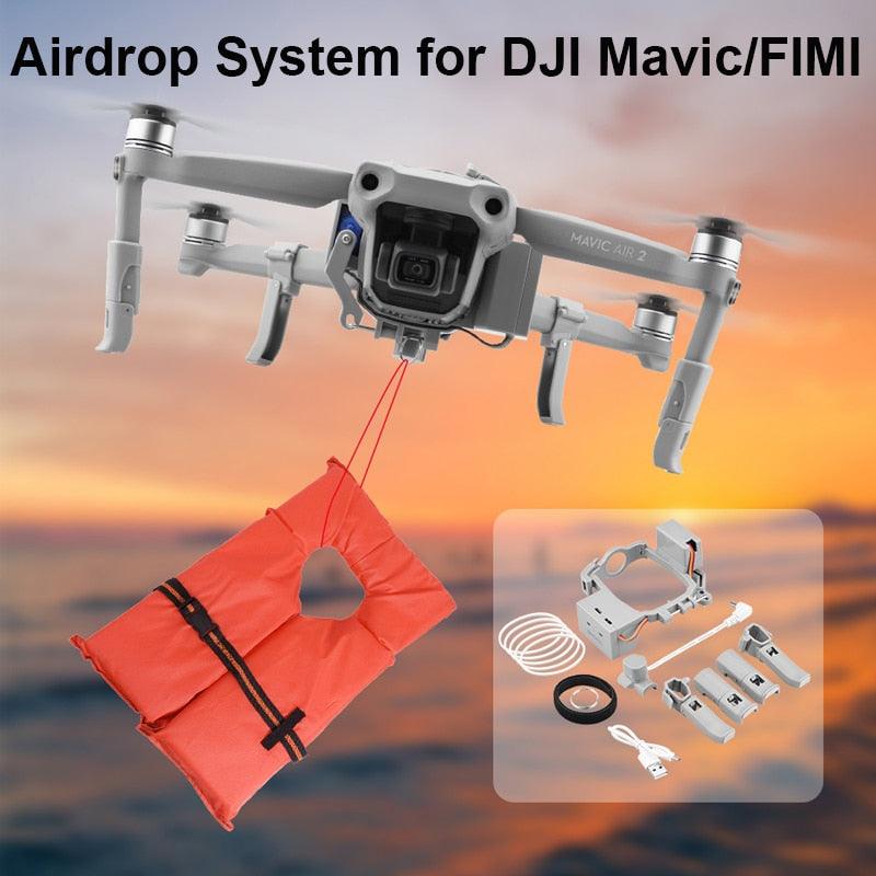 Thrower System for DJI Mavic 3/2 Pro Zoom/AIR 2/2S/Mini 2/Mini 3 Pro  Airdrop System Fishing Bait Wedding Ring Gift Hook Thrower