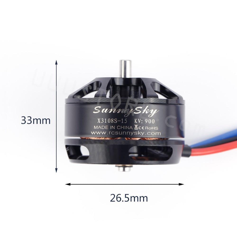 1/2/4PCS SUNNYSKY X3108S 720KV 900KV 325W Outrunner Brushless Motor Efficient Shaft Disk Motor for Multi-rotor Quad-copter - RCDrone