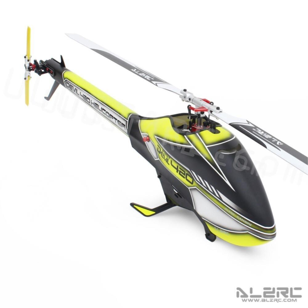 2023 New ALZRC Devil 420 Fast FBL 3D Flying RC Helicopter Super Combo With Motor ESC Servo Gyro RC Model toys - RCDrone