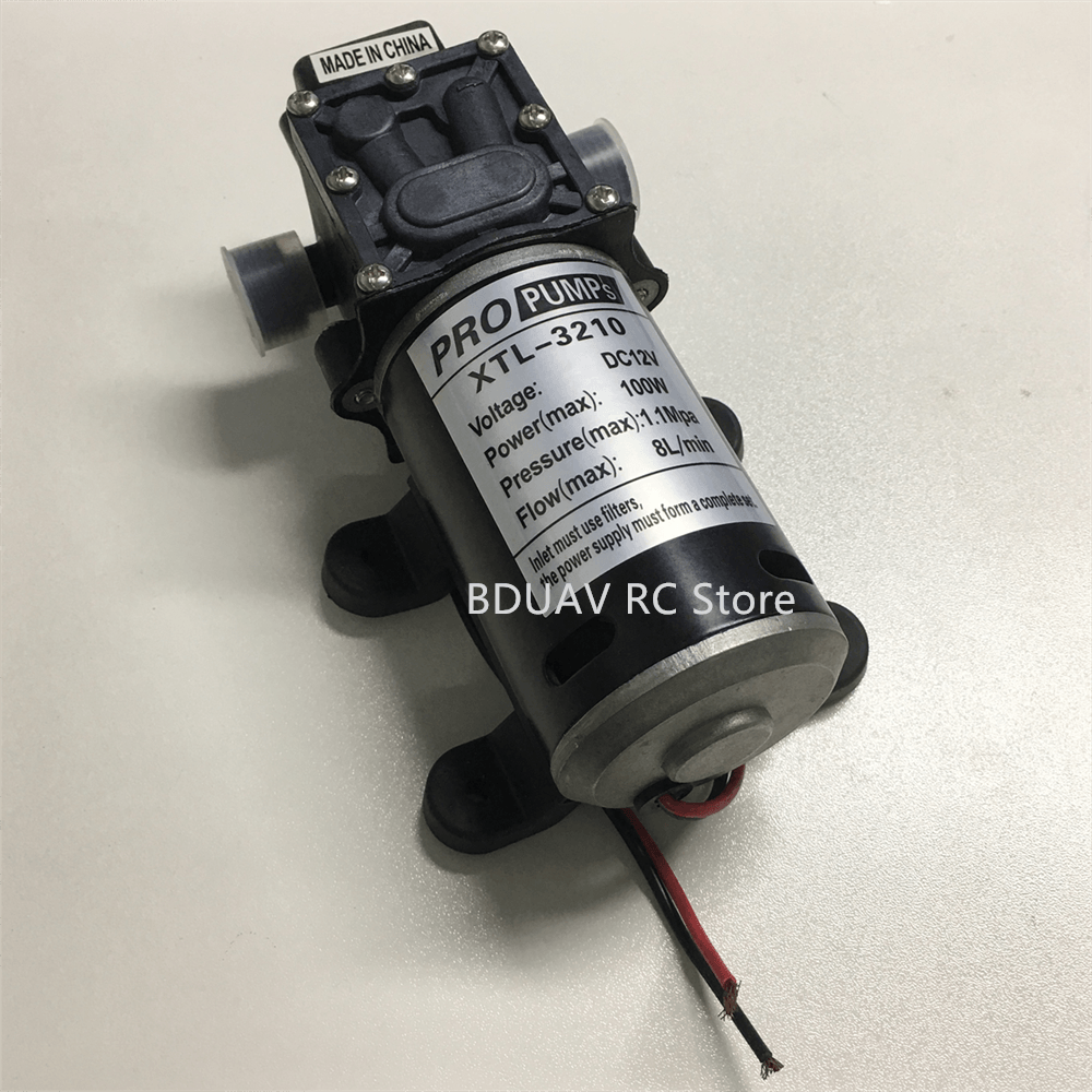 1 個 8L DC12V 100 W ブラシウォーターポンプマイクロ電気ダイヤフラム