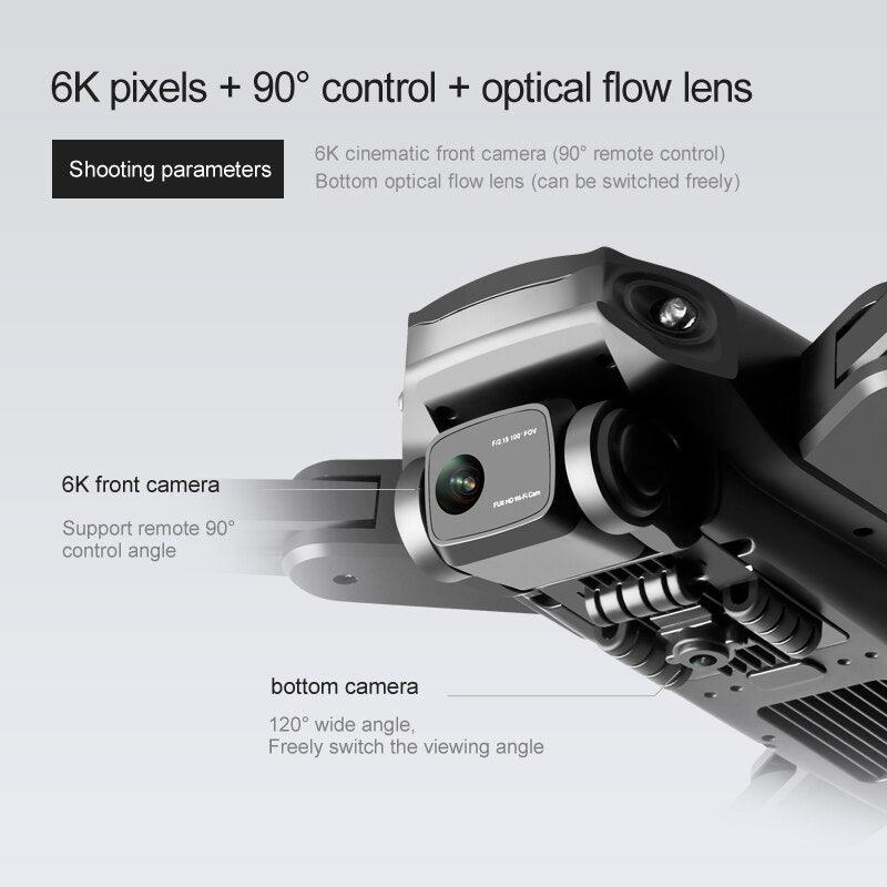 R20 Drone - 2023 New 6K Professional High-definition Camera GPS 5G Aerial Photography 4-axis Aircraft Folding Remote Control Toy - RCDrone