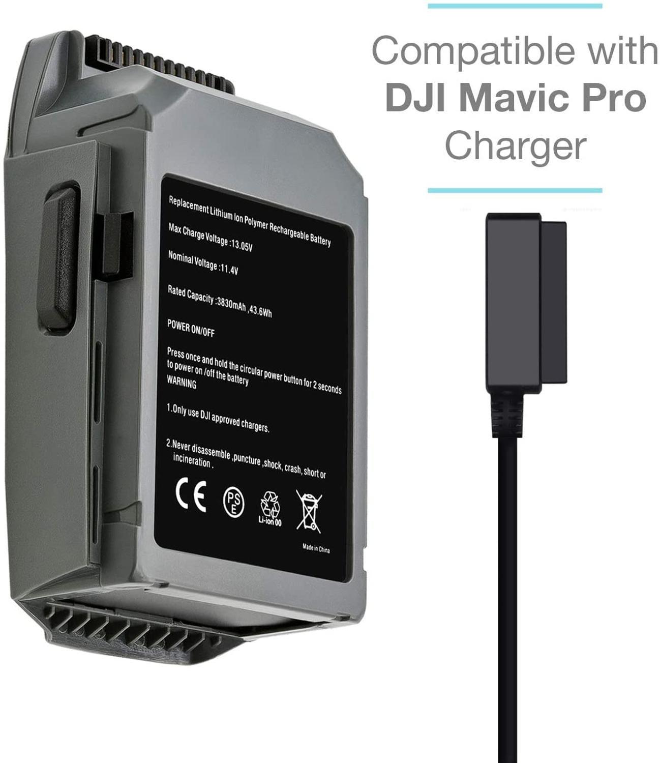DJI Mavic Pro Battery Intelligent Flight (3830mAh/11.4V) Specially Designed For The Mavic Drone - RCDrone