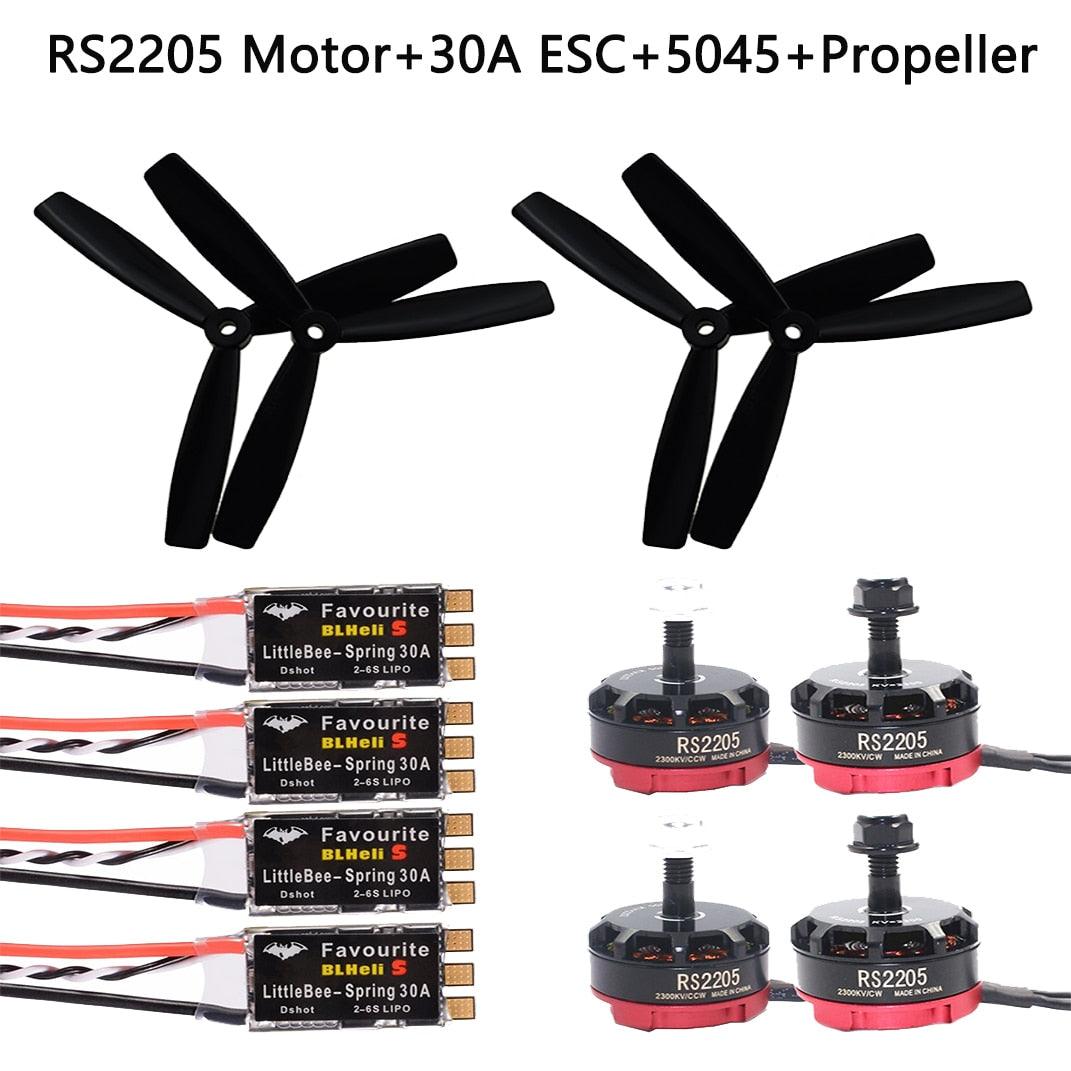 Бесколлекторный двигатель RS2205 2205 2300KV CW CCW с LittleBee 20A/30 –  RCDrone