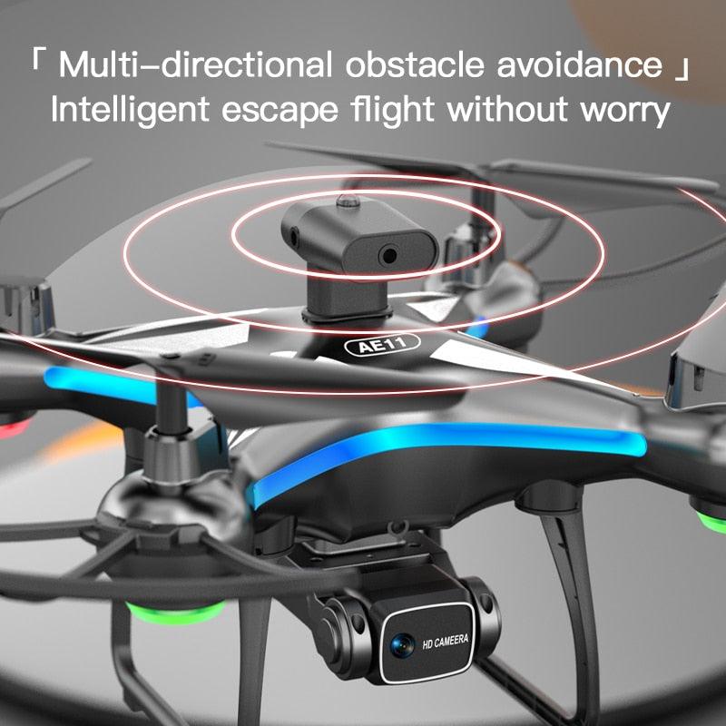 AE11 Drone - Professional 8K HD ESC Camera Life Laser Obstacle Avoidance Aerial Photography Quadcopter RC Helicopter Toys Gifts - RCDrone