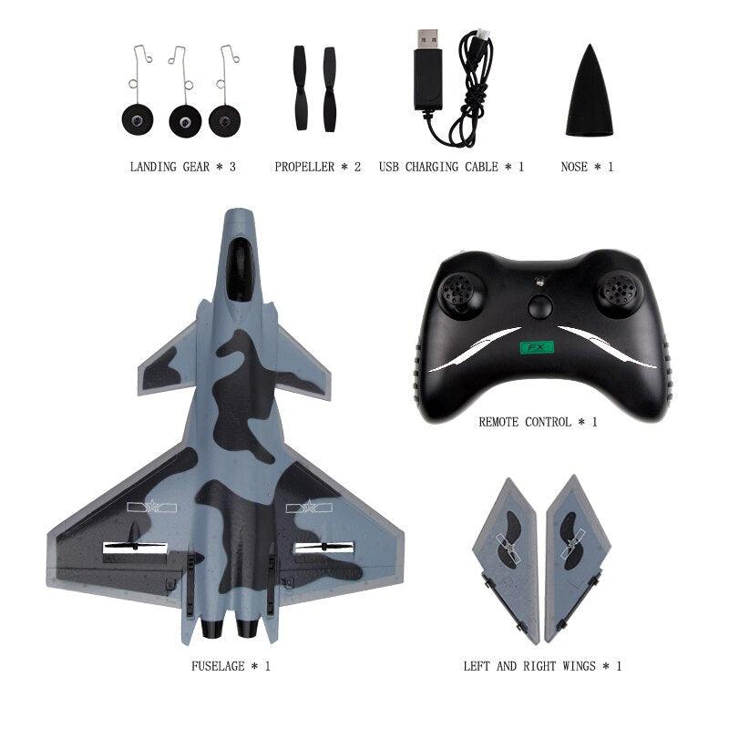 FX930 EPP Foam - Remote Control 2.4G Glider Fixed Wing Model RC Aircraft J20 Veyron Fighter Rc Planes Drone for Adults Children - RCDrone