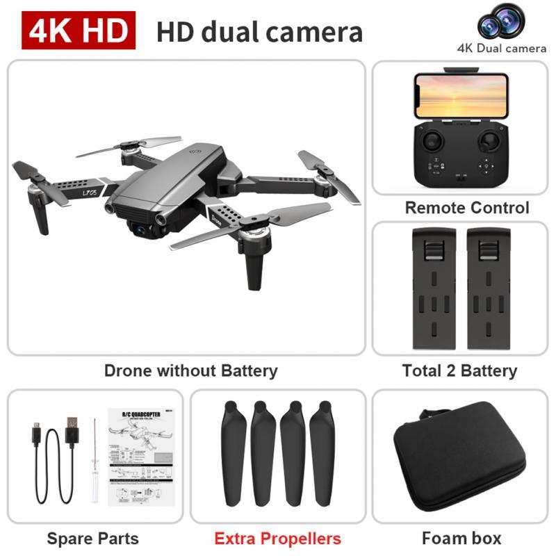 L705 Mini Drone - 4k Ultra HD Profesional Camera 2000mAh 4-Axis Gimbal Anti-Shake Foldable Quadcopter For Kids Toys Gift - RCDrone
