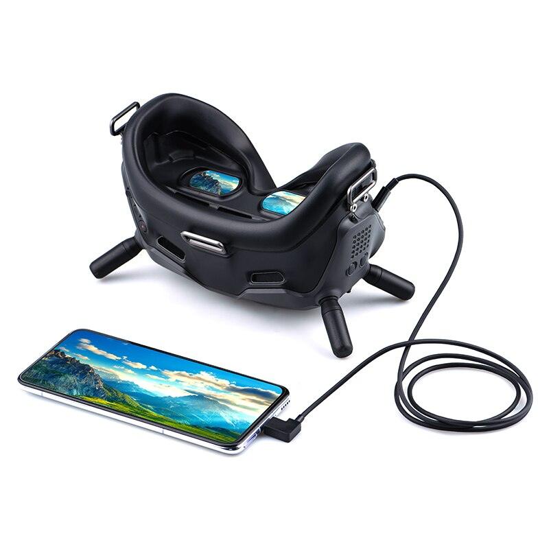 Supporto Batteria Con Clip Per DJI Avata Goggles 2, Cuscinetto Antipolvere E Cavo Ricarica Combo