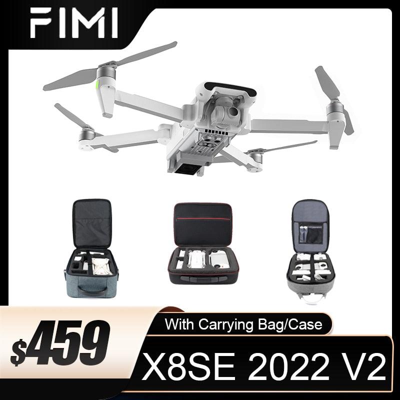 FIMI X8 SE 2022 V2 RC Quadcopter 10km FPV avec Caméra 4K 2 Batteries
