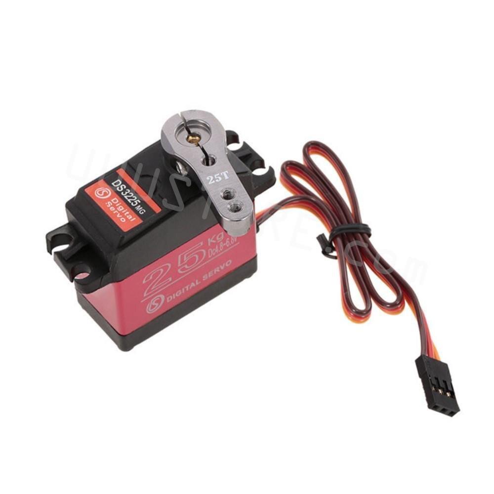 25KG DS3225MG Digital Servo Motor Digital Steering Gear Torque Servo Motor 180 Degree Alloy Gear For RC Spare Parts - RCDrone