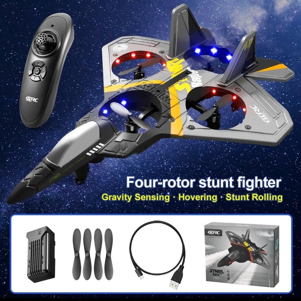 V17 Gravity Sensing Rc Plane Aircraft Glider Radio Control Helicopter EPP Foam Remote Controlled Airplane Toys for Boys Children - RCDrone