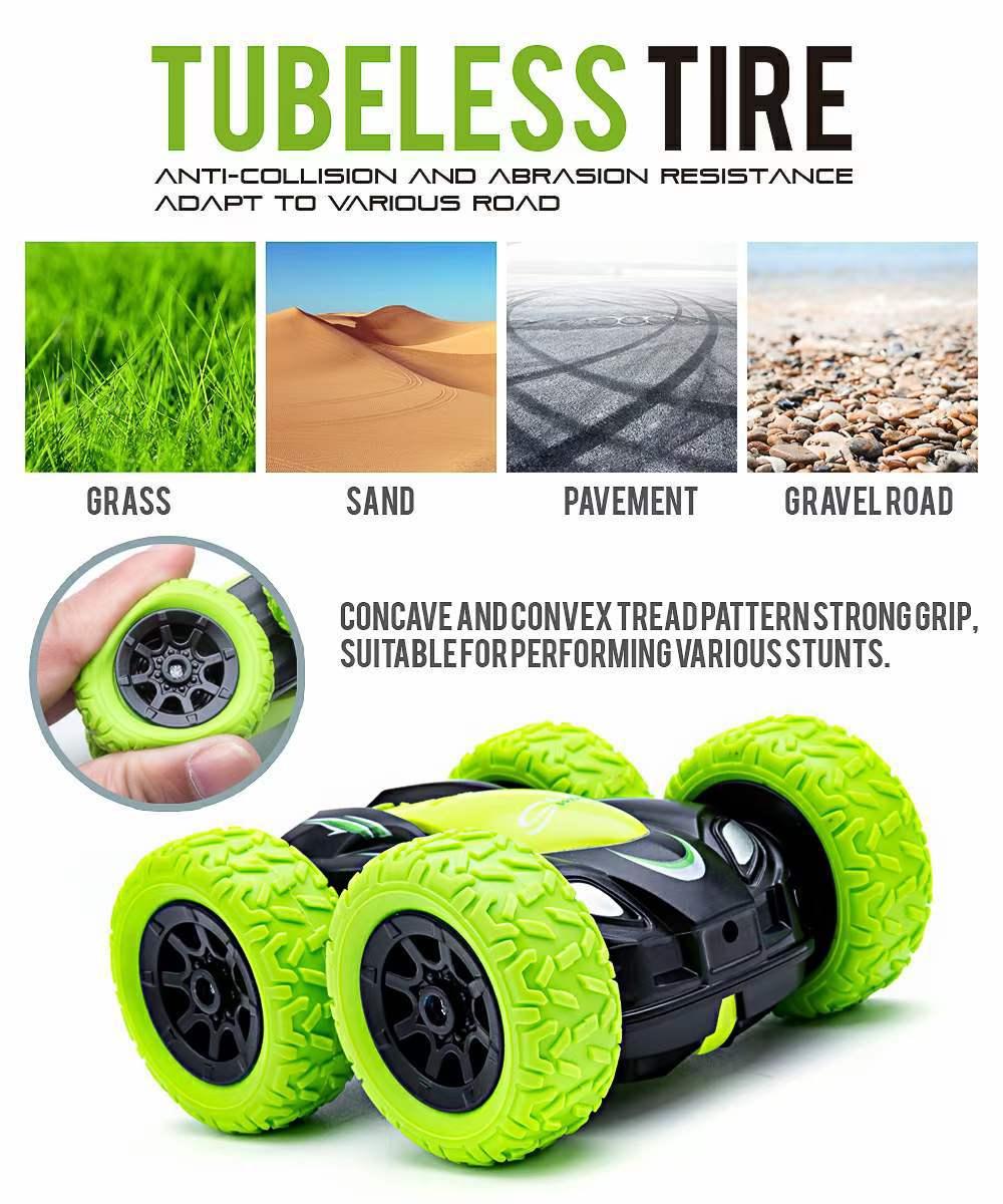 RC Car High-Speed Racing Vehicle Remote Control Flip Stunt Car 2.4G Wireless Remote Control Cool Children's Toys for Boys Gifts - RCDrone