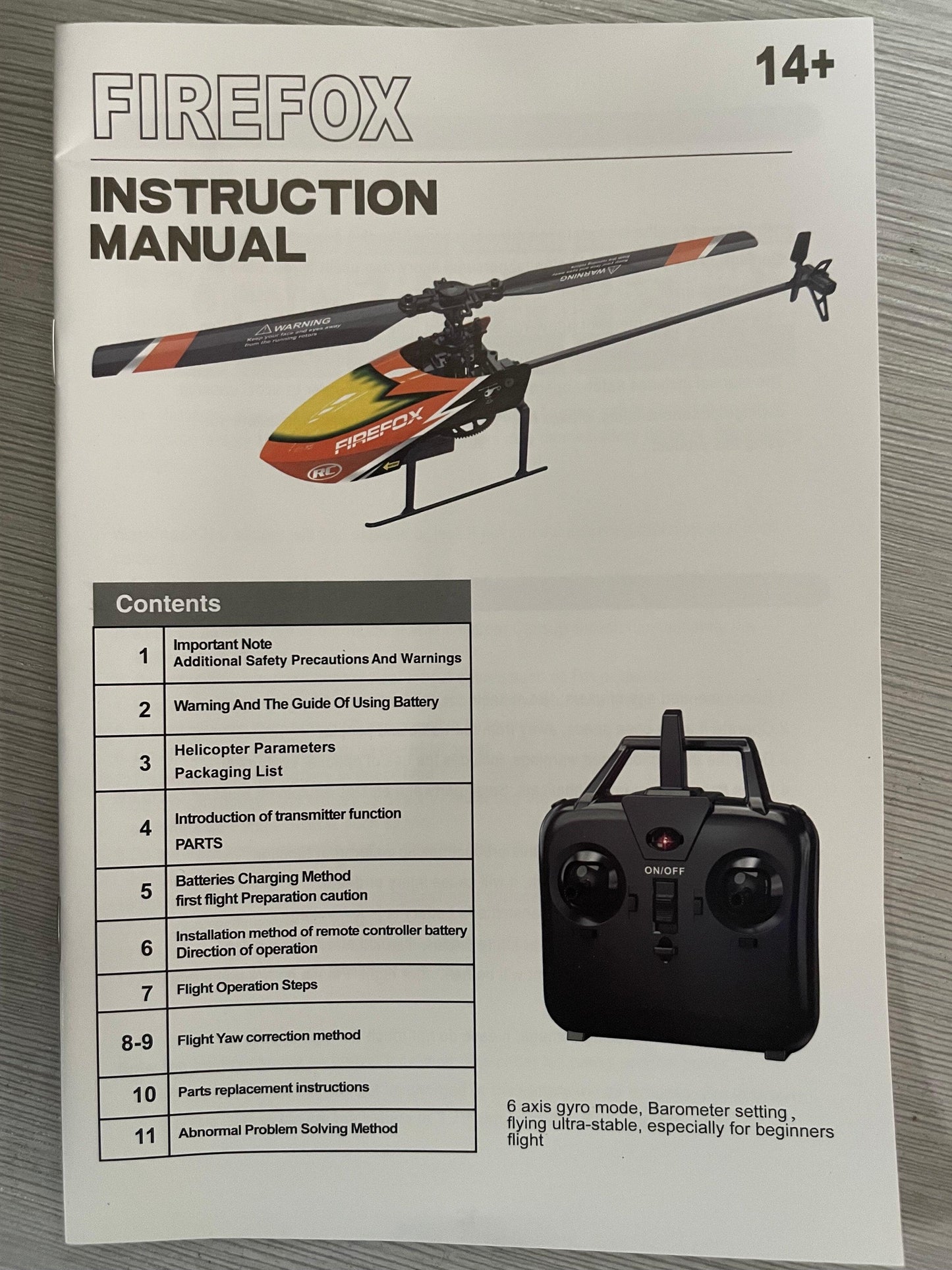 FIREFOX C129 Rc Helicopter - 4CH 6-axis Gyro Mini RC Helicopter Toys Gift for Adult Kids VS C119 / V911S Upgrade Version - RCDrone