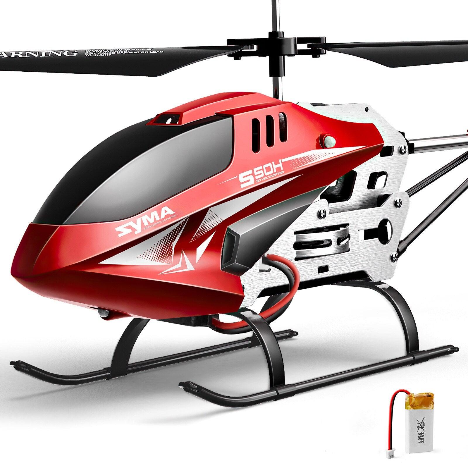 SYMA S50H RC Helicopter Remote Control Aircraft Altitude Hold, One Key Take Off/Landing, Dual Protection System for Beginner
