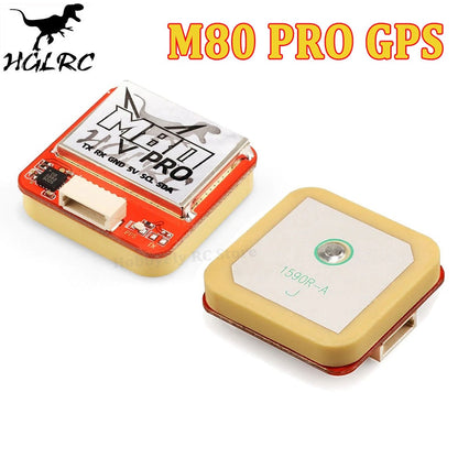 HGLRC M80 PRO M80PRO GPS - QMC5883 Compass With GLONASS GLILEO QZSS SBAS BDS Receiving Format 5V Power For FPV RC Racing Drone