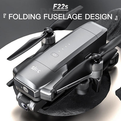 SJRC F22S 4K HD PRO Drone - With 4K HD Camera 2-Axis Gimbal HD Camera Obstacle Avoidance GPS 5G WiFi FPV Quadcopter RC Drone Helicopter Professional Camera Drone - RCDrone