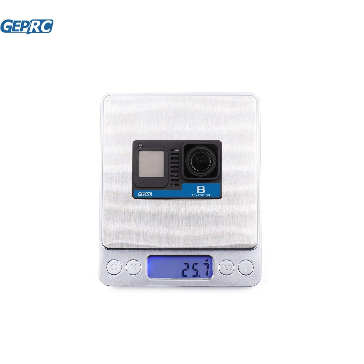 GEPRC Naked GoPro Hero 8 Full Camera - 4K Suitable For Crown HD / Crocodile Baby 4 / CineLog 25 / ROCKET AND Other RC FPV Drones - RCDrone