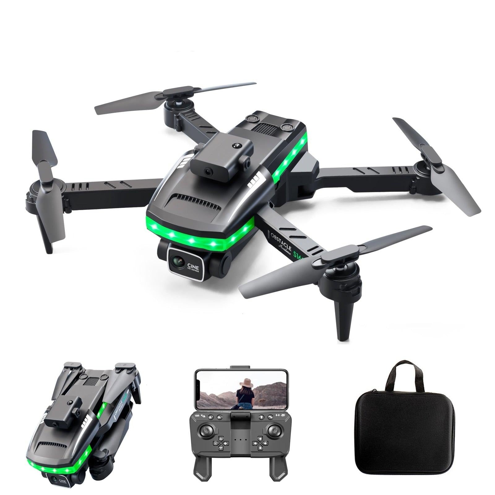 Nouveau drone avec caméra, hd 4k Pixel Uav Wifi Fpv Quadcopter