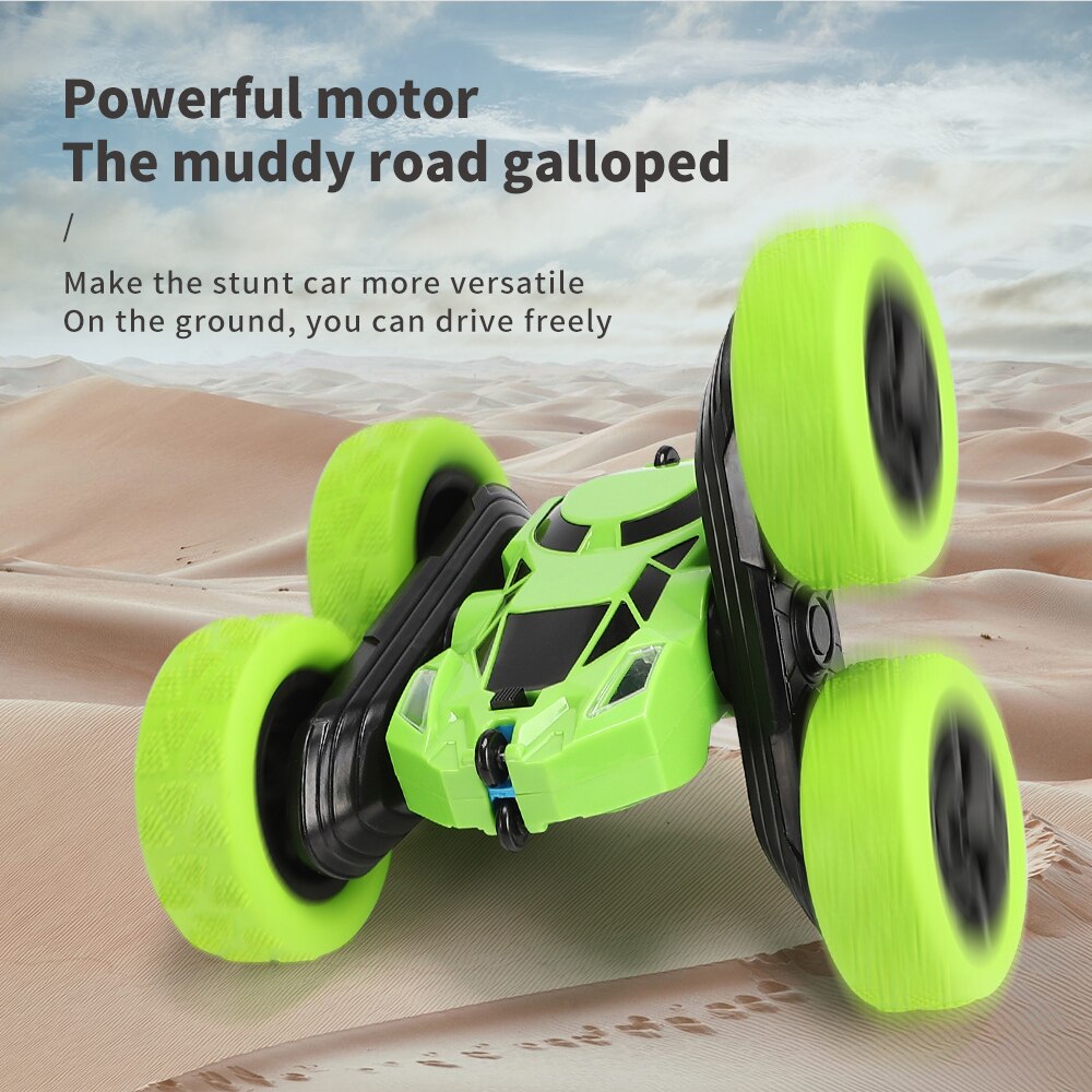 Easy to Use RC Stunt Car With Lights by Flipo All Ages Flipo