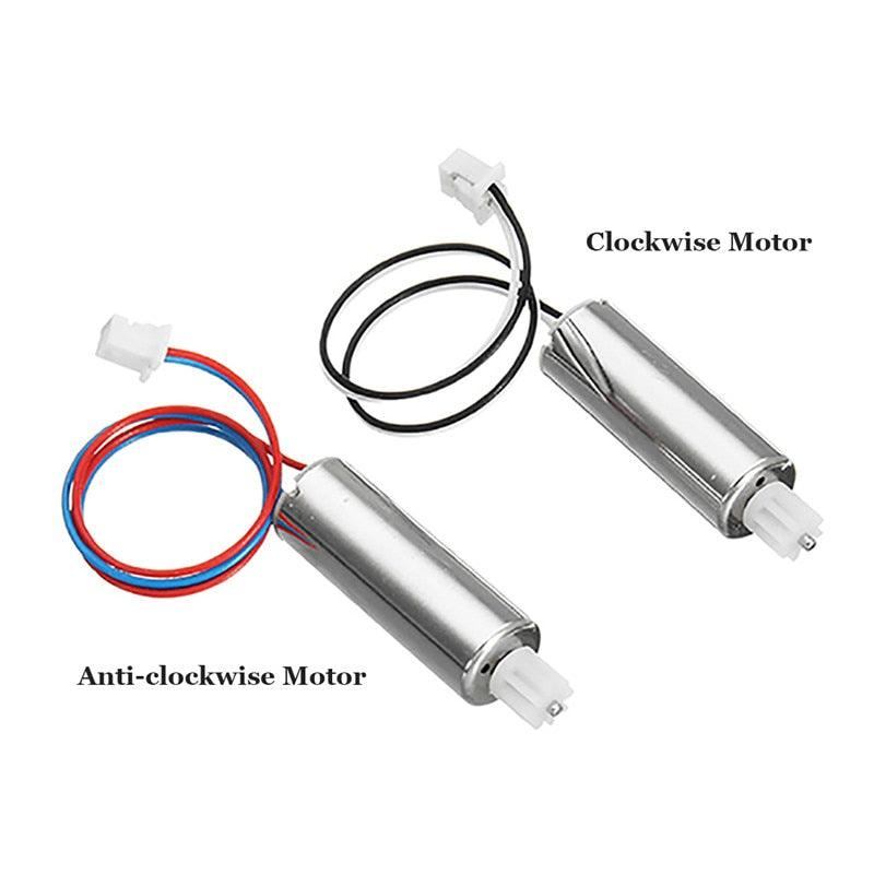 E58 Drone Motor - 7mm Brushed Coreless Drone Motor with Gear Connector CW/CCW Replacement Accessories Quadcopter Spare Parts - RCDrone