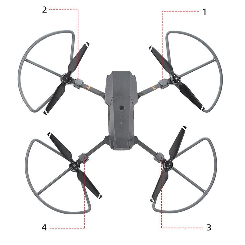 4pcs Propeller Guard Protector for DJI Mavic Pro Platinum Drone Blade Bumper Props Quick Release Protective Cover Landing Gear - RCDrone