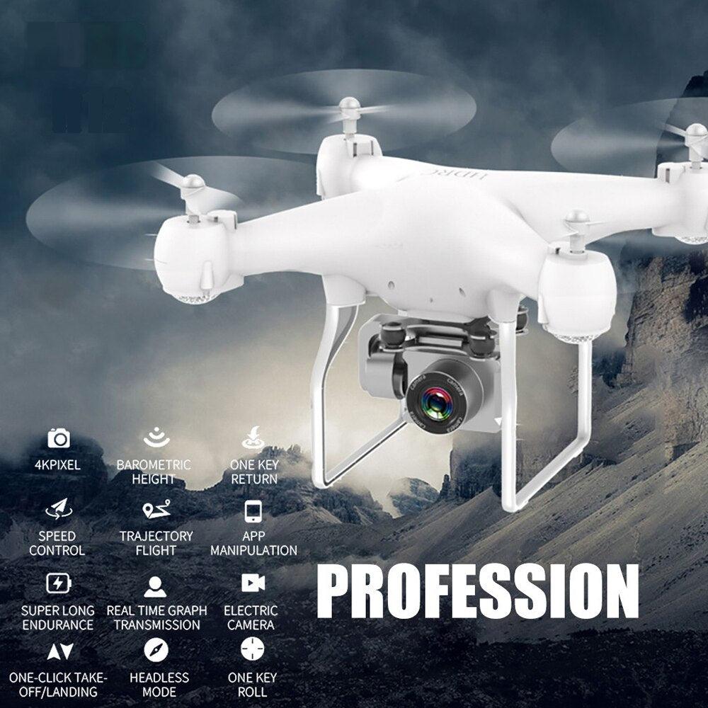 RC Drone FPV Quadcopter UAV with ESC Camera 4K HD Profesional Wide-Angle Aerial Photography Long Life Remote Control Helicopter - RCDrone