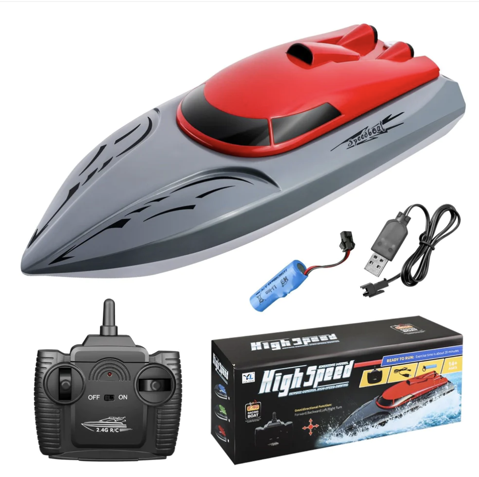 Radio control on sale speedboat