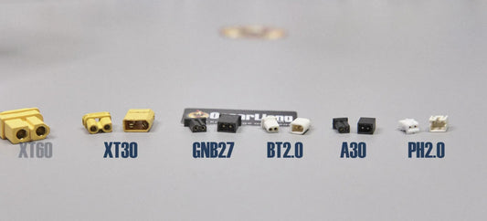 Common Lithium Battery Connectors(XT30/60/90, T-Plug,EC3/5, JST,Banana) and Their Applications
