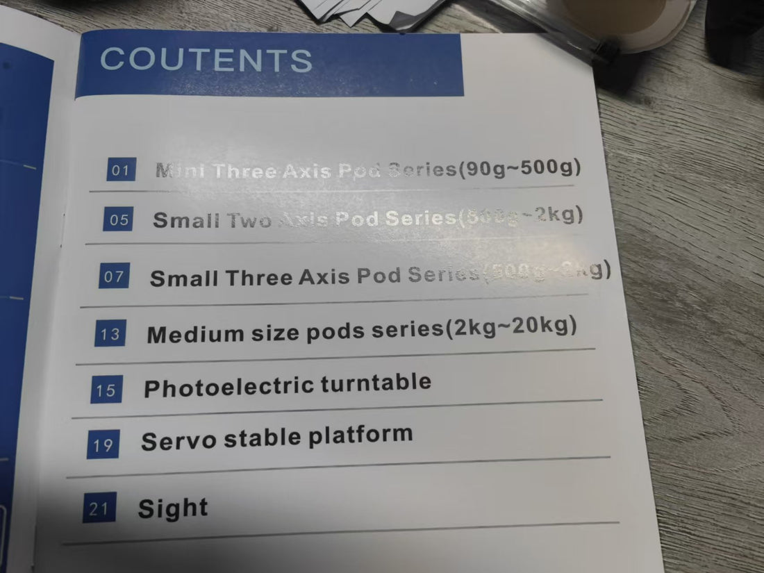 WUHAN Taking Gimbal Camera Product Selection Guide