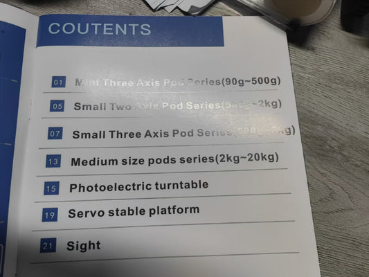 WUHAN Taking Gimbal Camera Product Selection Guide