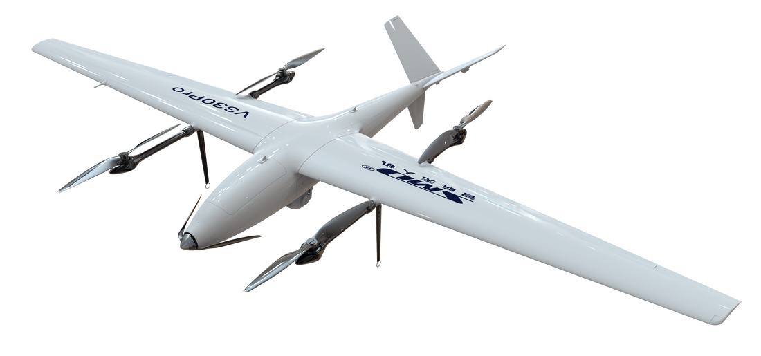 Smart Drone SMD V330 PRO VTOL - 270KM Voyage 3.5H Endurance 50KM Operation Radius Max Payload 4KG Electric VTOL UAV Aircraft