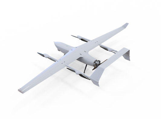 Smart Drone SMD V500H Electric VTOL - 20KG Payload 1000KM Voyage 10h Endurance 100km Operation Radius Aircraft UAV Drone