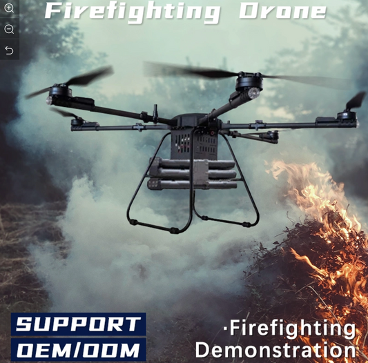HZH CF30 Fire Fighter Drone -  30kg Payload Remote Control Firefighting Fire Control Drone Can Carry Fire Extinguisher
