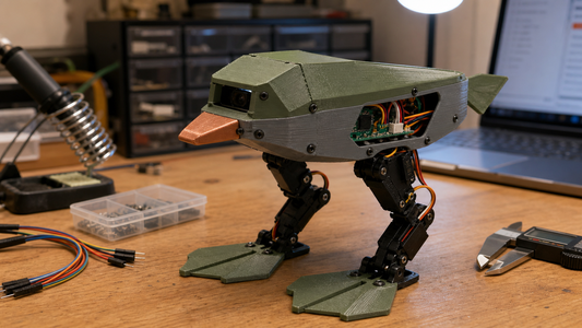 Microduck Hardware Explained: How to Build an Original DIY RL Biped Robot