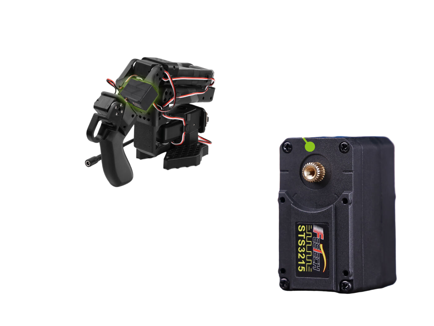 Feetech ST3215‑C047 Servo Motor, 12V 30 kg.cm Stall, Serial Bus, 1:345 Metal Gearbox, 12‑bit Sensor, 45.2×24.7×35mm