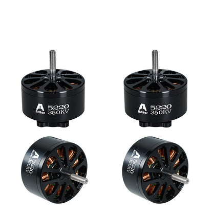 Flashhobby Arthur A5220 Brushless Motor, Set of four Flashhobby Arthur A5220 350KV brushless outrunner motors with threaded shafts and black housings