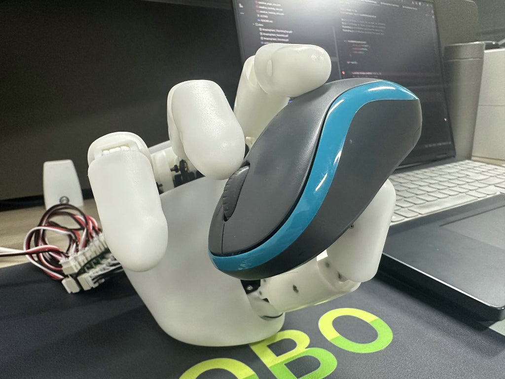 Rubber Color Robotics WowRobo Robotics AmazingHand Robot Hand Kit - Open-Source, 8x SCS0009 ...