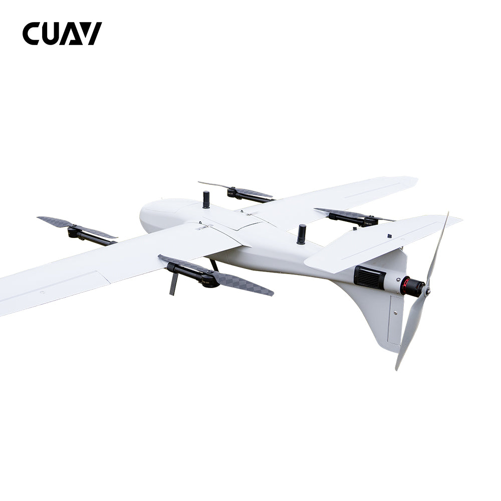 CUAV Raefly VT240 pro VTOL - 310KM Cruising Range 2KG Payload 4 Hours 2438mm Wingspan ArduPilot  Carbon Fiber Light Electric VTOL VUA Fixed Wing Airplane Drone for mapping surveying inspection