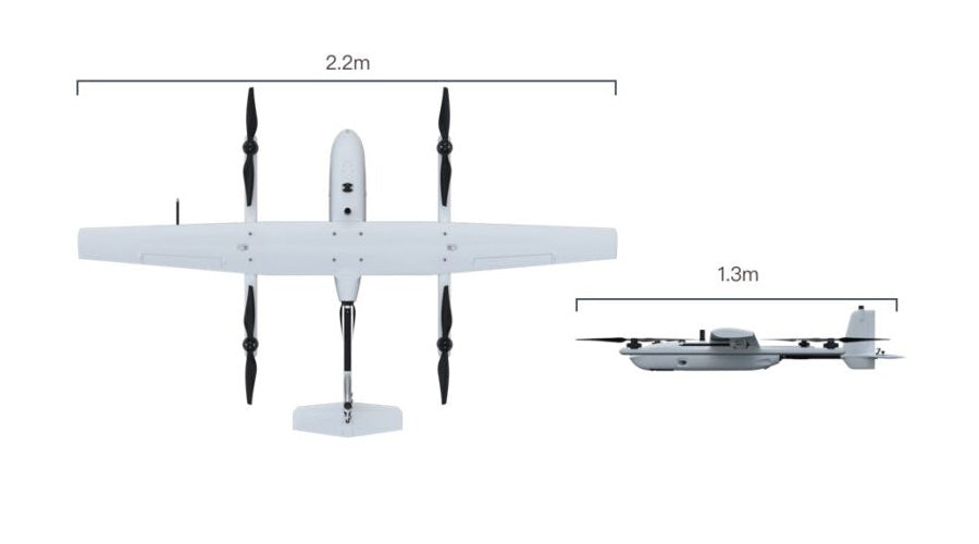 JOUAV CW-007 UAV, you can choose different cameras according to the actual mission needs . include LiDAR system,