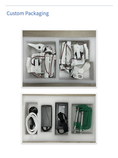 WowRobo Robotics SO-ARM100 Robotic Arm – DIY Kit & Fully Assembled, Eye-in-Hand 2MP, Feetech ST3215-C018