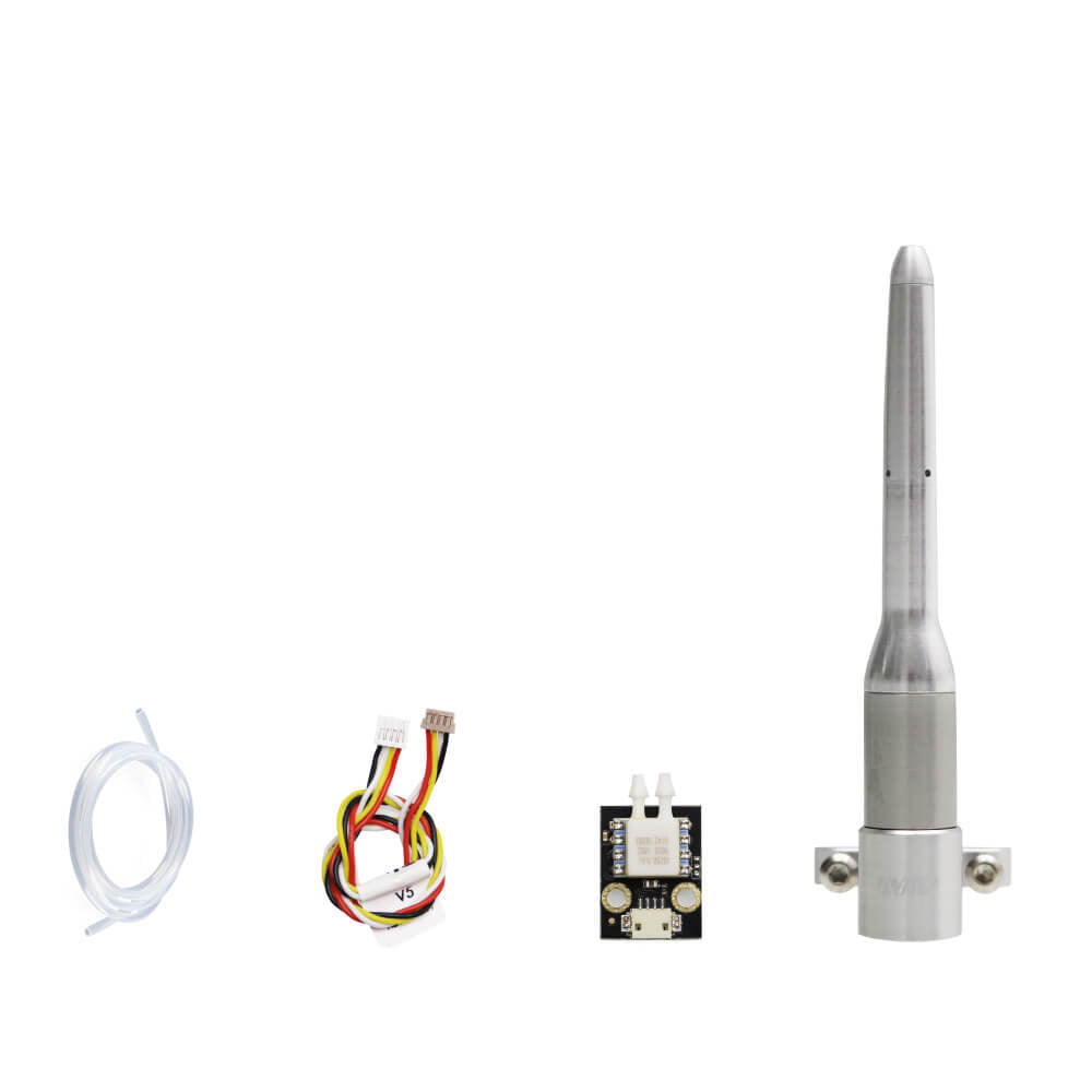 CUAV MS4525 Airspeed Sensor with Pitot Tube for Fixed-Wing VTOL UAV, I2C, ArduPilot & PX4 Support