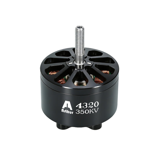Motor sin escobillas Flashhobby A4320 350KV 12N14P, 432W, Montaje 30×30mm M4, 318g, 16AWG 600mm