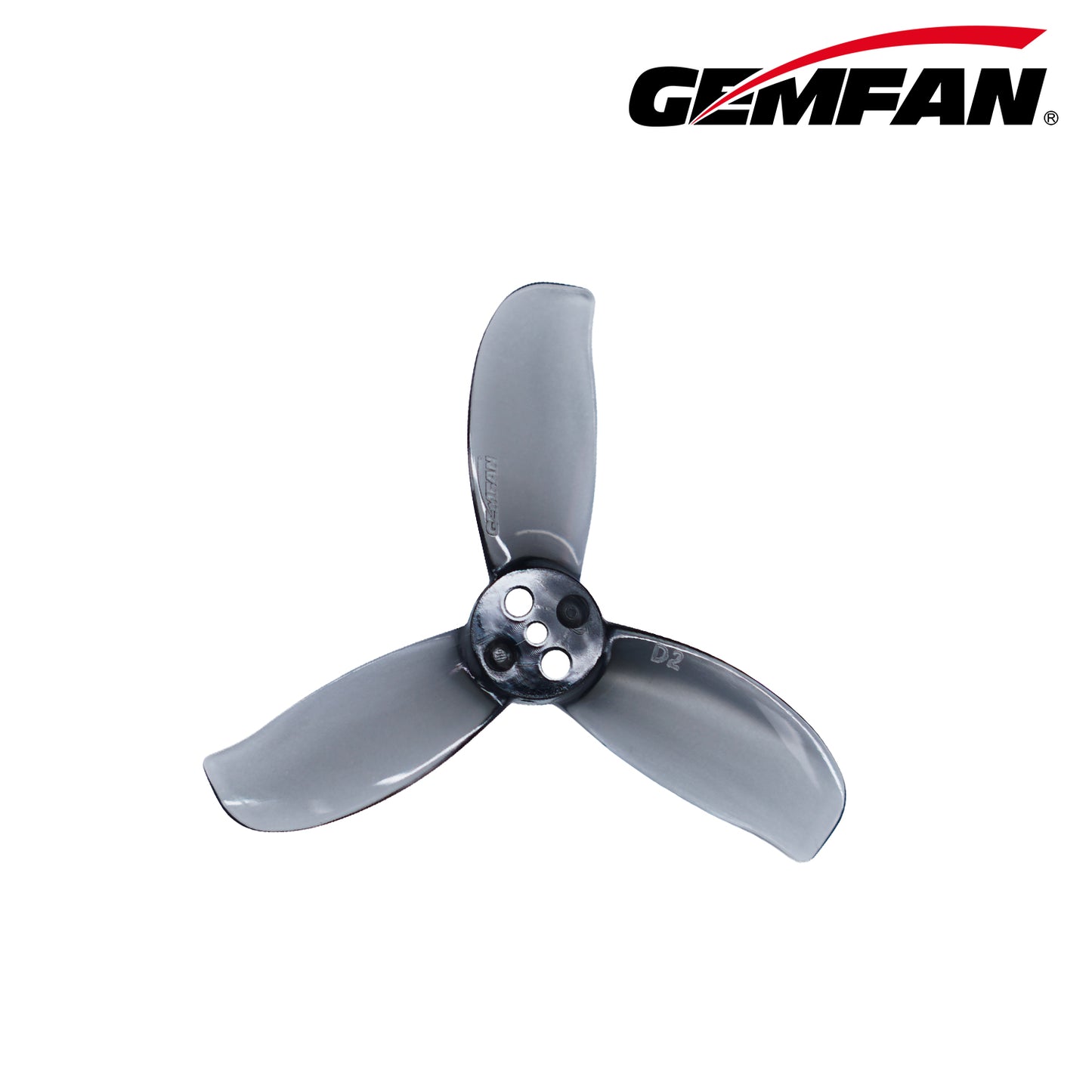 Gemfan D2 Gekanaliseerde PC 3-Blads 1,5mm Propeller (4 paar/zak)