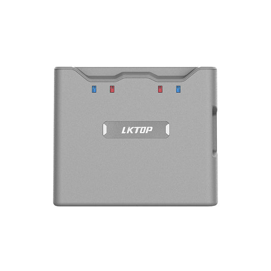 LKTOP Battery Charging Hub for DJI Mini 4K/Mini 2 Series, Parallel Dual‑Battery Charging, USB Power Bank, 30W Charger