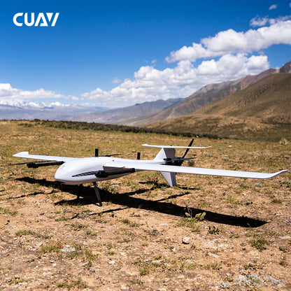 CUAV Raefly VT290 VTOL - 370KM Range 5KG Payload 2900mm Wingspan ArduPilot Carbon Fiber Kevlar Electric VTOL UAV Fixed Wing Airplane Drone for mapping surveying inspection