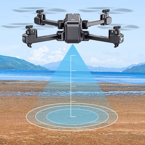 SANROCK X103W Drone, the drone is user-friendly, press the “one key start/
